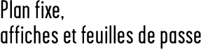 Plan fixe